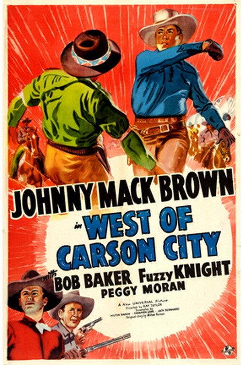 West of Carson City 1940 official movie poster
