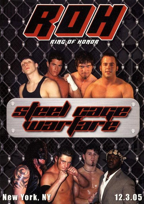 ROH: Steel Cage Warfare 2005 official movie poster