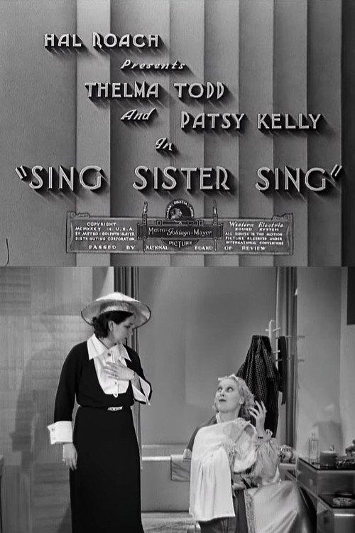 Sing Sister Sing 1935 official movie poster