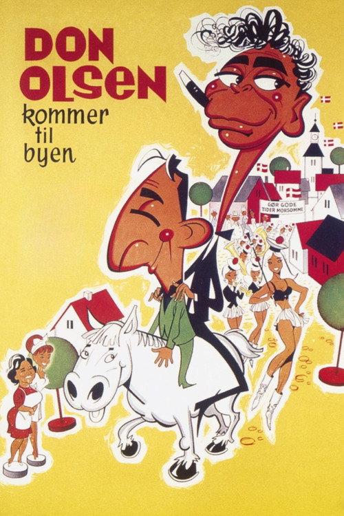 Don Olsen kommer til byen 1964 official movie poster