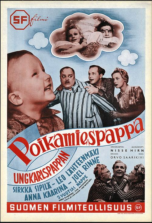 Poikamies-pappa 1941 official movie poster