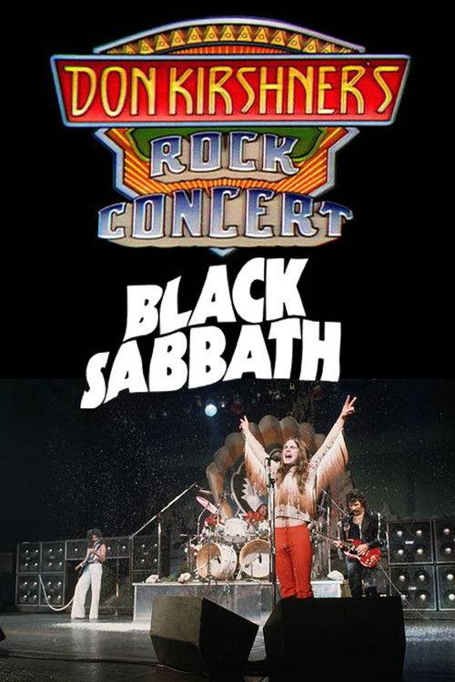 Black Sabbath - Don Kirshner's Rock Concert 1975 official movie poster