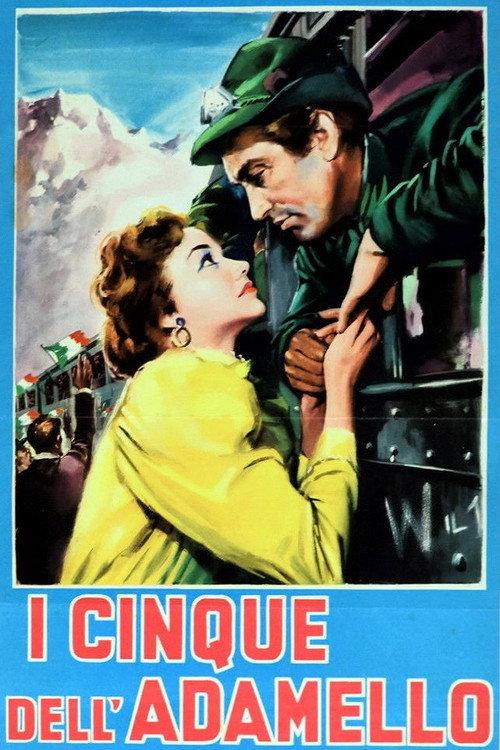 I cinque dell'Adamello 1954 official movie poster