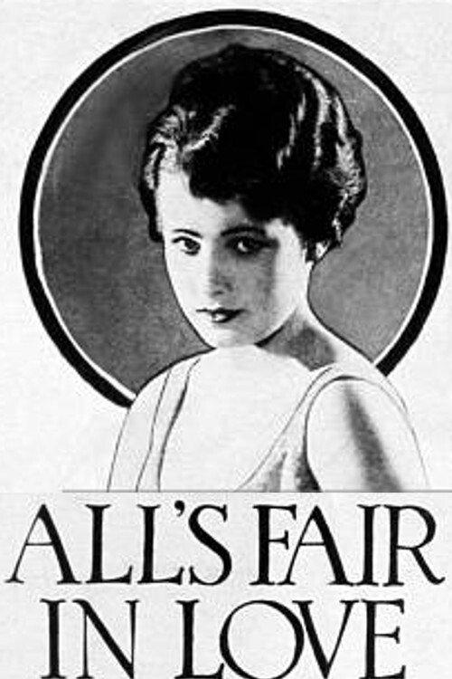 All's Fair in Love 1921 official movie poster