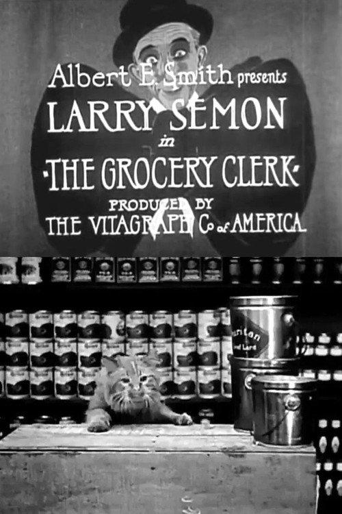 The Grocery Clerk 1919 official movie poster