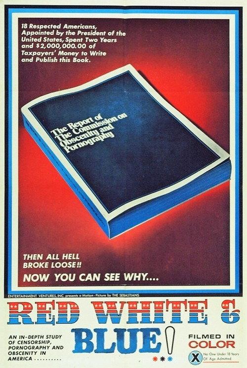 Red, White and Blue 1971 official movie poster