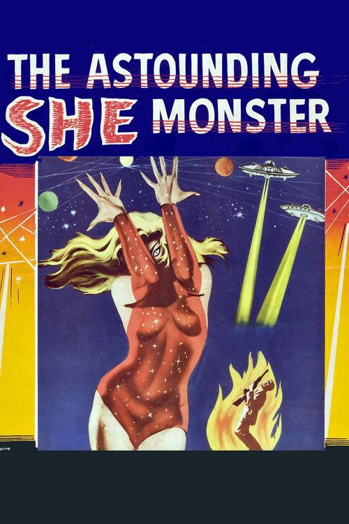 The Astounding She-Monster 1957 official movie poster