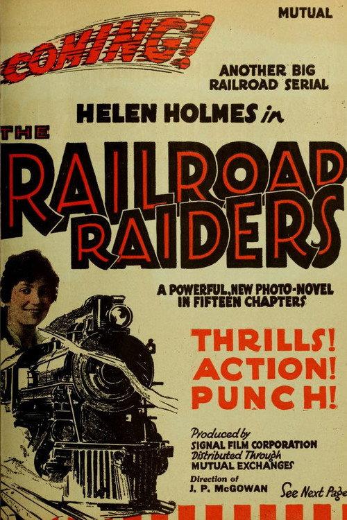 The Railroad Raiders 1917 official movie poster