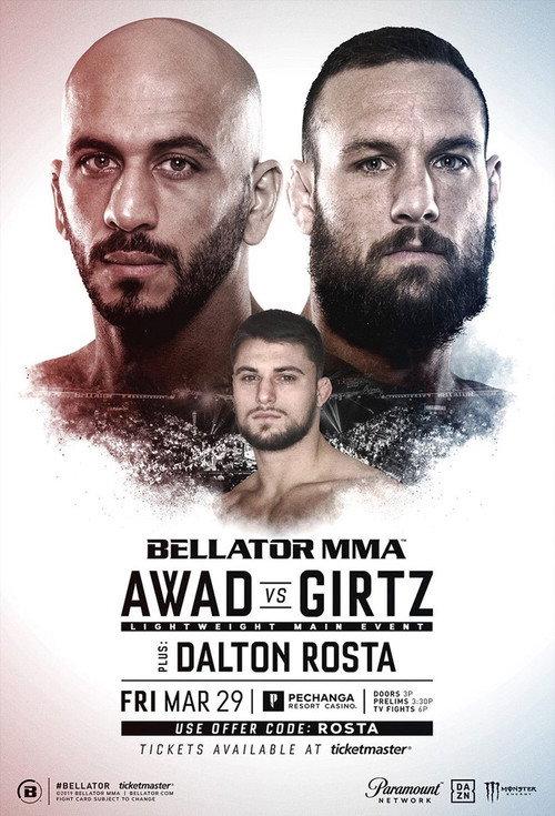 Bellator 219: Awad vs. Girtz 2019 official movie poster