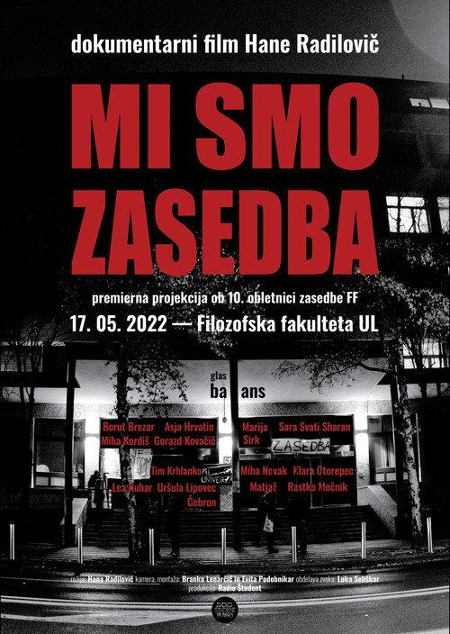 Mi smo zasedba 2022 official movie poster