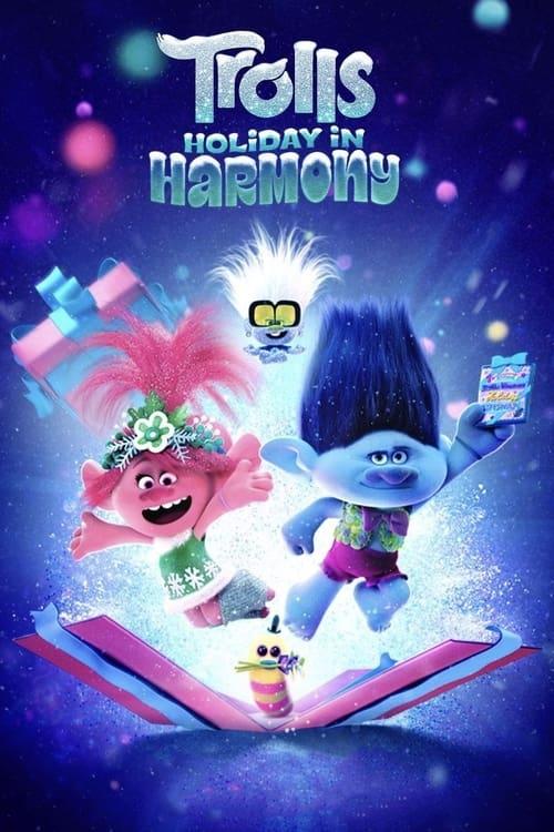 Trolls Holiday in Harmony 2021 official movie poster