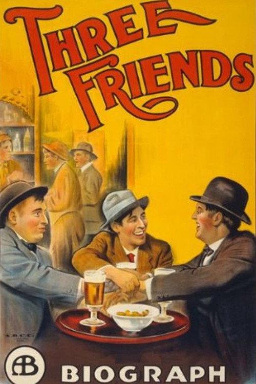 Three Friends 1913 official movie poster