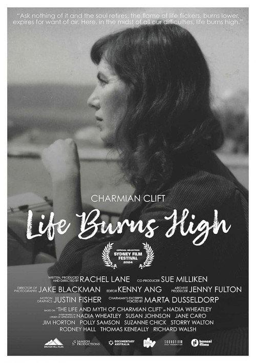 Charmian Clift - Life Burns High 2024 official movie poster