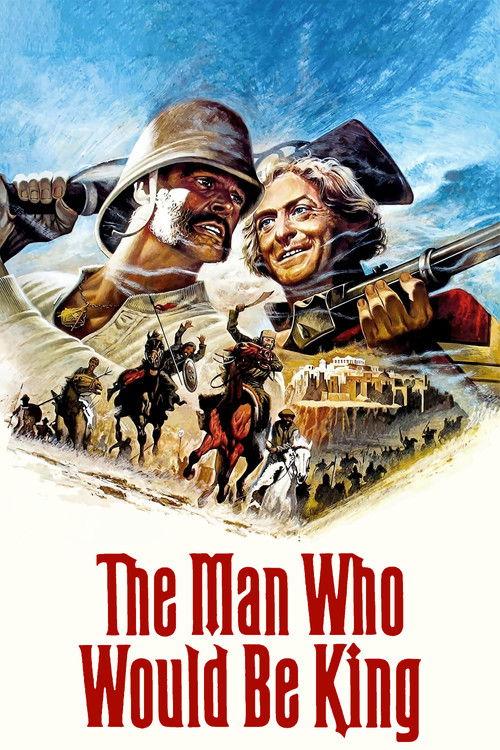 The Man Who Would Be King 1975 official movie poster