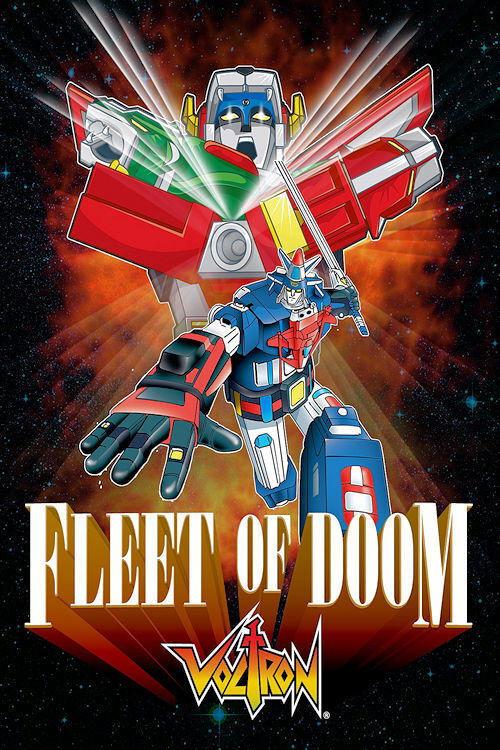 Voltron: Fleet of Doom 1986 official movie poster