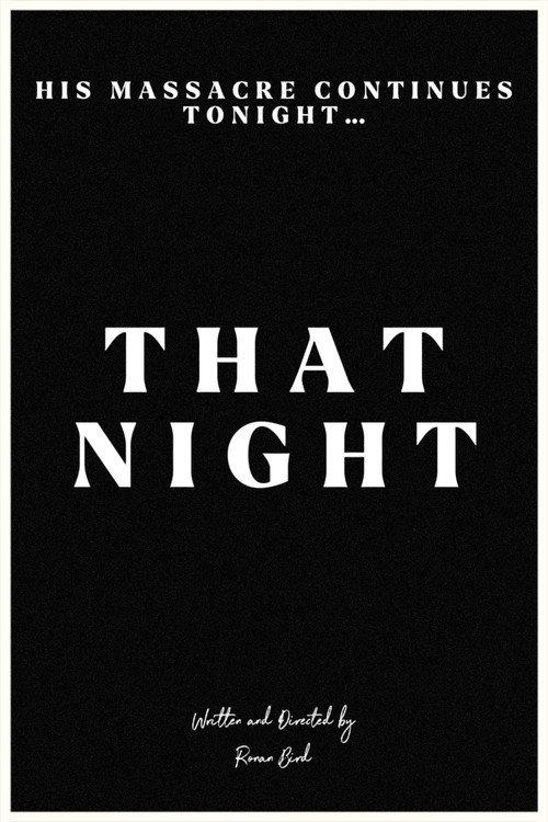 That Night 2023 official movie poster