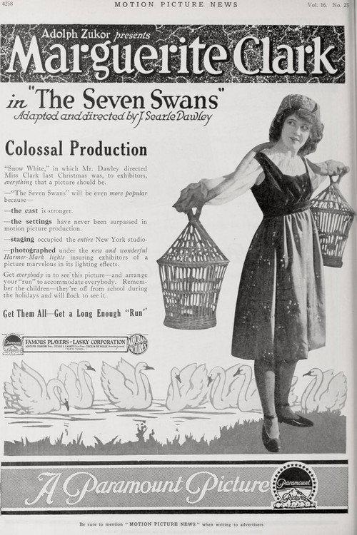 The Seven Swans 1917 official movie poster
