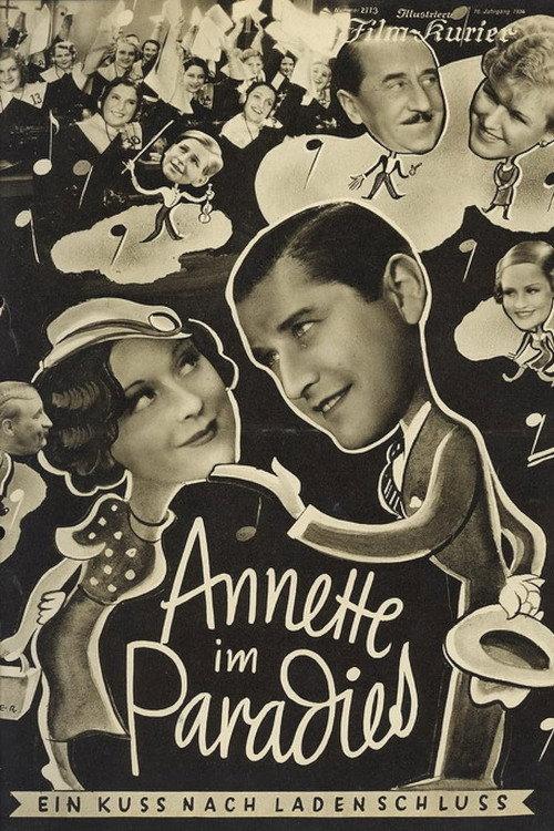 Annette im Paradies 1934 official movie poster