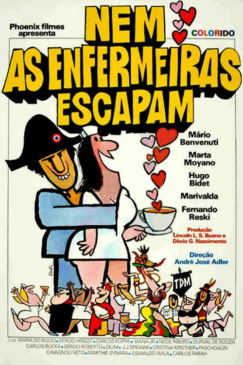 Nem as Enfermeiras Escapam 1977 official movie poster