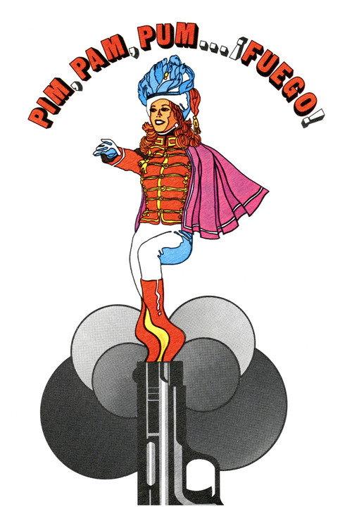 Pim, pam, pum… ¡fuego! 1975 official movie poster