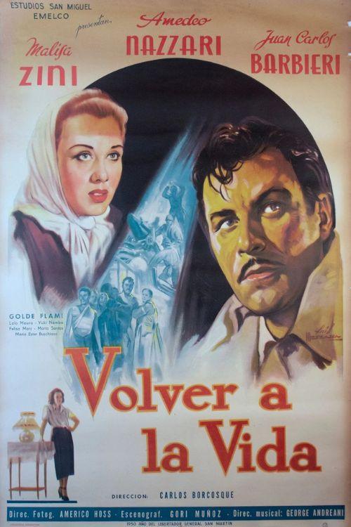 Volver a la vida 1951 official movie poster