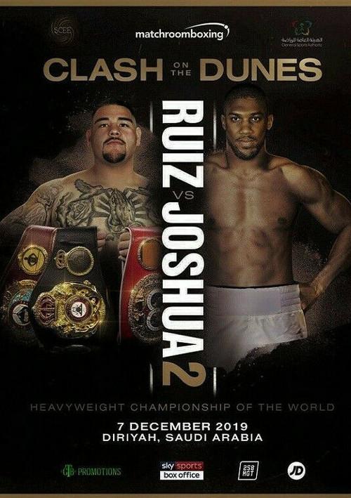 Andy Ruiz Jr. vs. Anthony Joshua II 2019 official movie poster