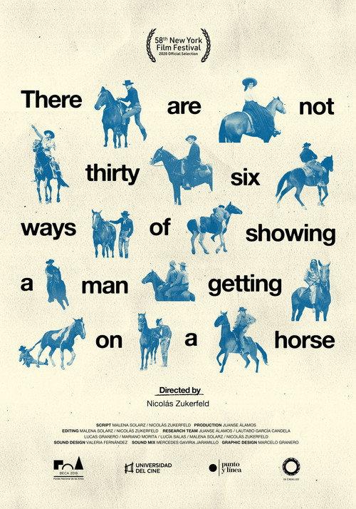 There Are Not Thirty-Six Ways of Showing a Man Getting on a Horse 2020 official movie poster