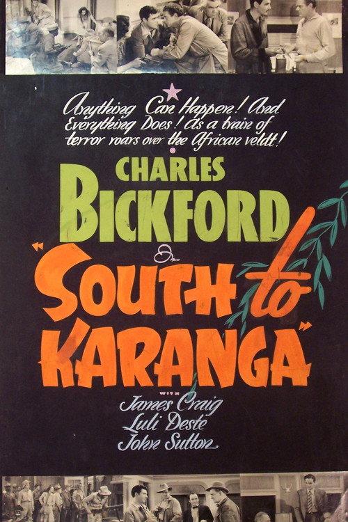 South to Karanga 1940 official movie poster