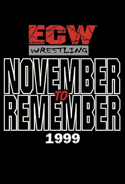 ECW November to Remember 1999 1999 official movie poster