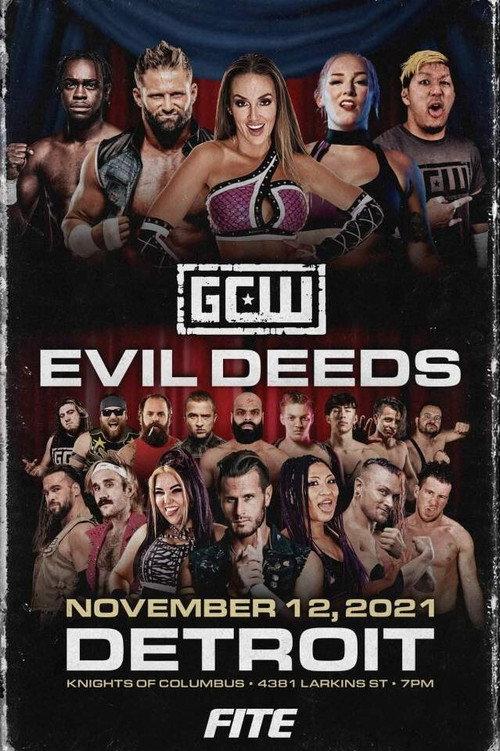 GCW Evil Deeds 2021 official movie poster