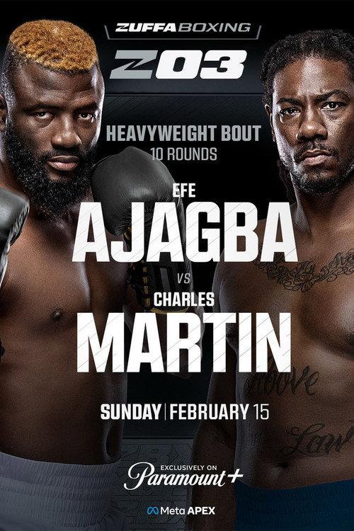 Efe Ajagba vs. Charles Martin 2026 official movie poster