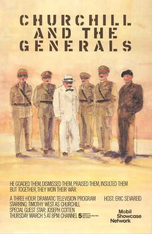Churchill and the Generals 1979 official movie poster
