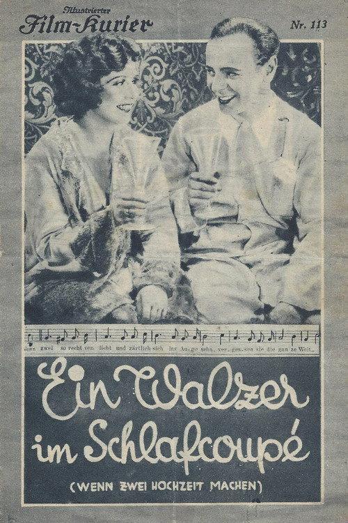 A waltz in the sleeping compartment 1930 official movie poster