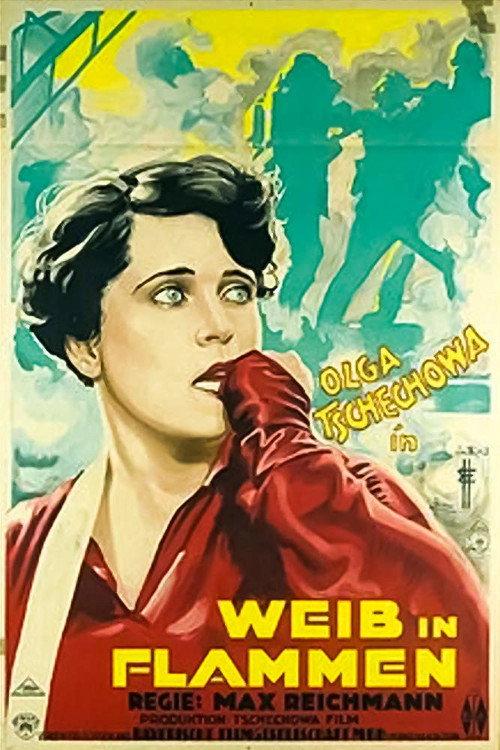 Weib in Flammen 1928 official movie poster