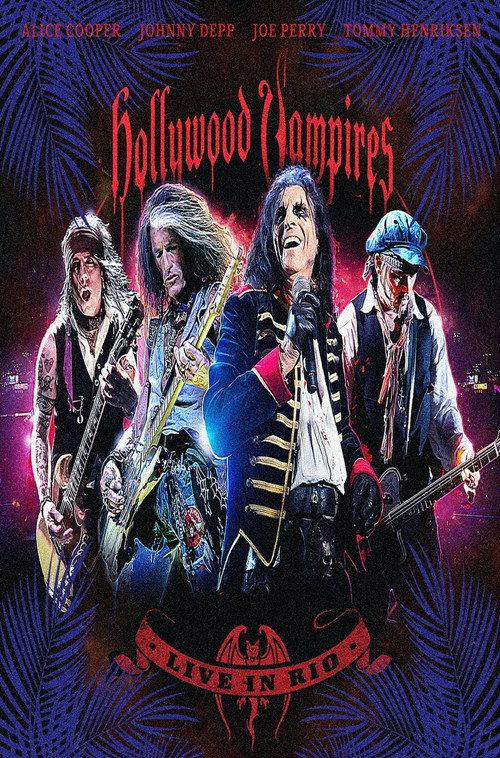 Hollywood Vampires: Live In Rio 2023 official movie poster
