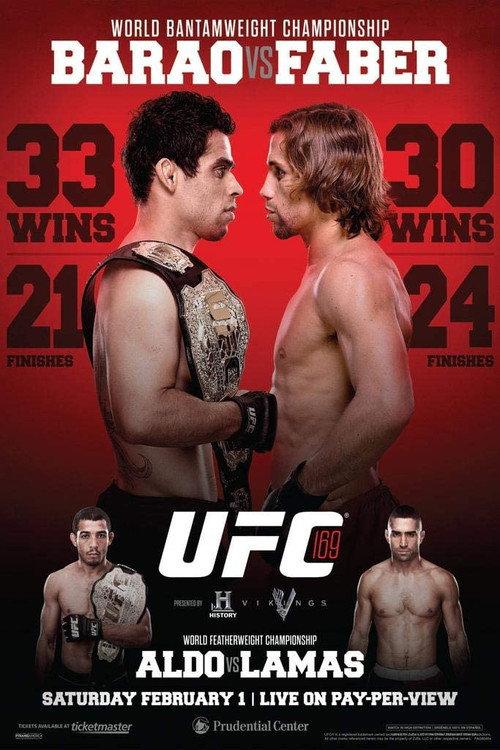 UFC 169: Barao vs. Faber II 2014 official movie poster