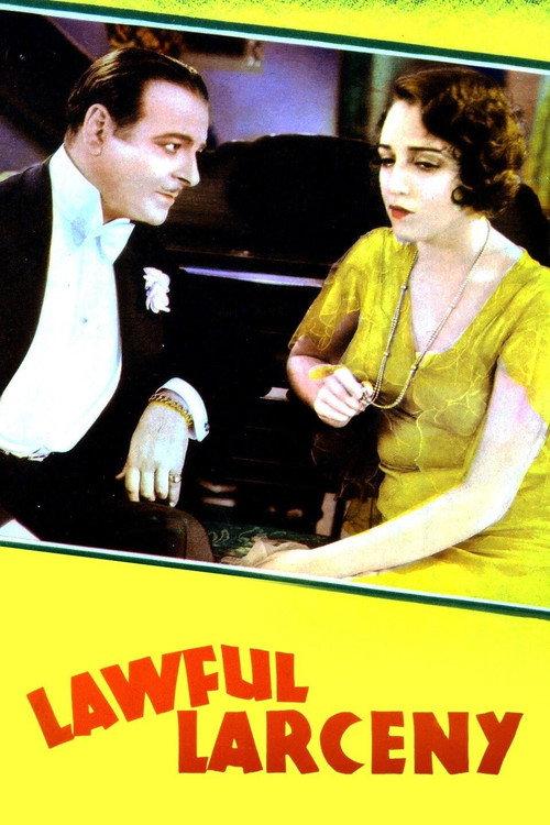 Lawful Larceny 1930 official movie poster