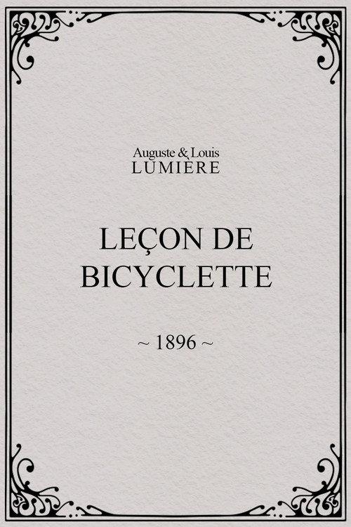 Bicycle Lesson 1896 official movie poster