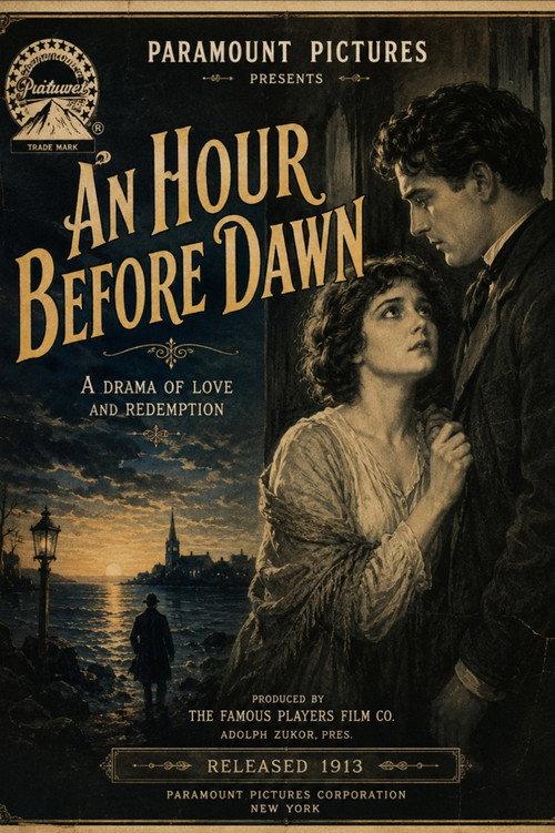 An Hour Before Dawn 1913 official movie poster