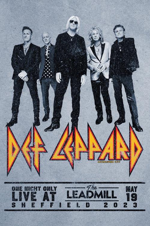 Def Leppard: One Night Only - Live At The Leadmill 2023 official movie poster