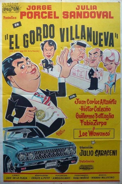 El gordo Villanueva 1964 official movie poster