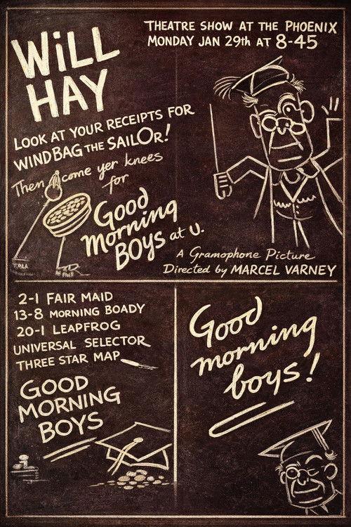 Good Morning, Boys! 1937 official movie poster
