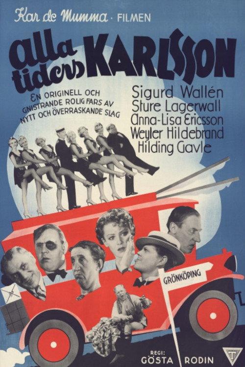 Alla tiders Karlsson 1936 official movie poster