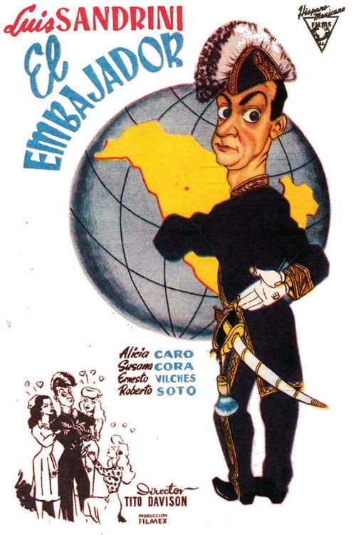 El embajador 1949 official movie poster