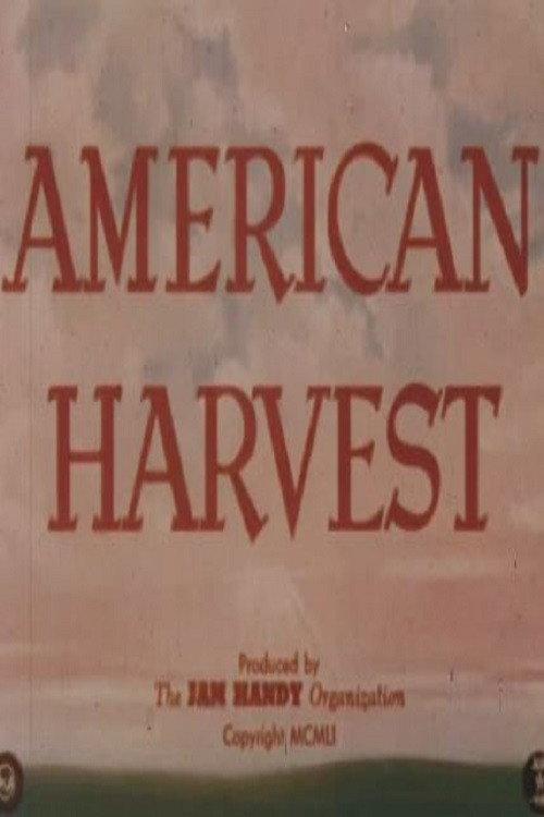 American Harvest 1955 official movie poster