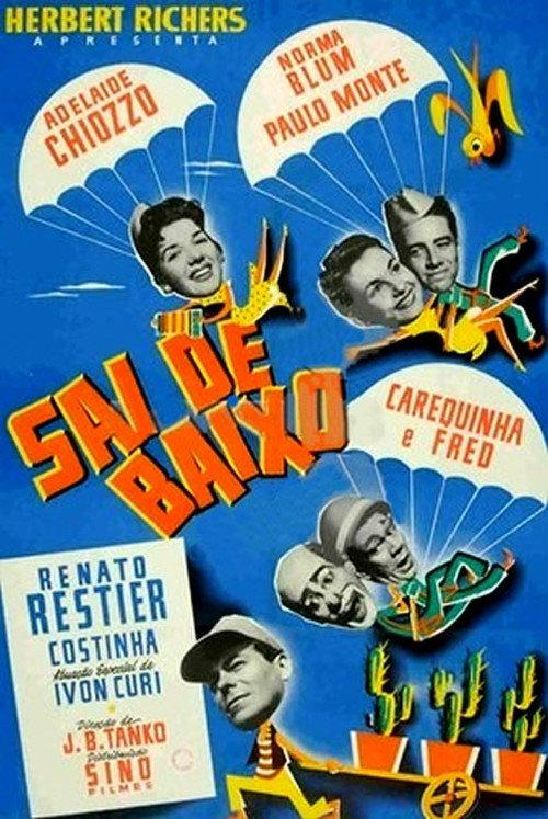 Sai de Baixo 1956 official movie poster
