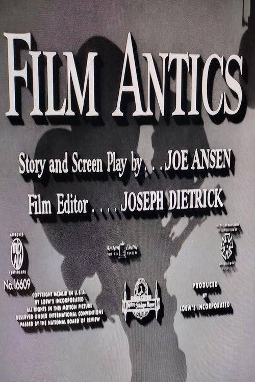 Film Antics 1954 official movie poster