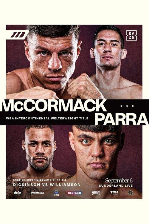Pat McCormack vs. Miguel Parra 2025 official movie poster