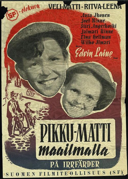 Pikku-Matti maailmalla 1947 official movie poster
