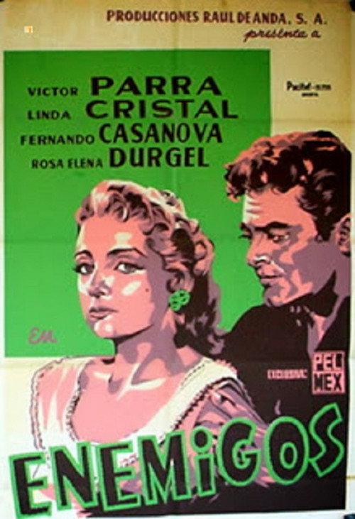 Enemigos 1956 official movie poster